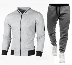 ชุดวอร์มสำหรับผู้ชายชุดเสื้อผ้าแบบสวมมีฮู้ดและกางเกงมีฮู้ดสำหรับผู้หญิงสีพื้น + กางเกง - Product Image 3