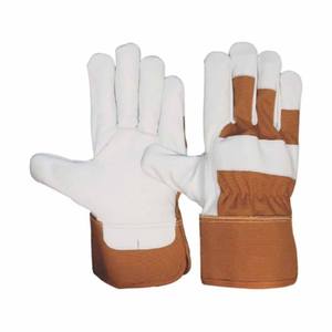 ถุงมือหนังควายเกรดพรีเมียม สำหรับงานหนัก ป้องกันมือสำหรับงานอุตสาหกรรม ถุงมือช่างก่อสร้างแบบแคนาดา - Product Image 1