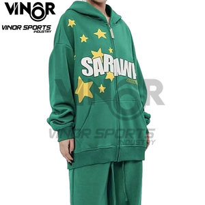 เสื้อฮู้ดดี้โพลีเอสเตอร์/คอตตอนทรงปกติ ขายส่ง รับสั่งทำแบบซับลิเมชั่น ปักลายหลากสี ประดับลูกปัด ระบายอากาศได้ดี เหมาะสำหรับฤดูหนาว ไซส์ US แบบเปล่า - Product Image 2