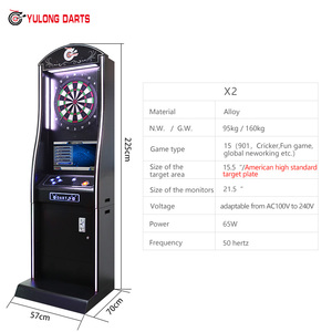 Máquina de Dardos Metálica X-2 para Juegos Múltiples en Interiores para Adultos con 15 Variaciones de Juegos Personalizables - Product Image 6