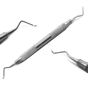 เครื่องมือขูดหินปูนแบบสองด้าน Columbia Universal Curette สำหรับงานทันตกรรม ทำจากสแตนเลส เหมาะสำหรับมืออาชีพ - Product Image 2
