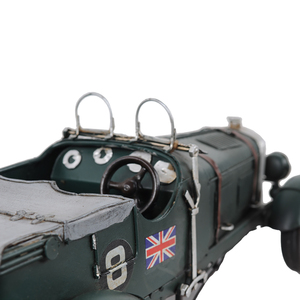 Llamativo 1930 soplador 4.5L LeMans modelo de coche 34cm mesa de hierro histórica decoración del hogar para la graduación - Product Image 5