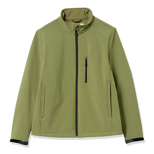 Veste de travail d'hiver softshell à fermeture éclair personnalisée pour hommes High Street New Windproof Waterproof Fleece Lined Canvas Warm Features - Product Image 4