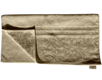 Serviette de toilette de luxe à motifs floraux 50x100cm, personnalisable en couleur, design et taille, 100% coton, douce et absorbante, vente en gros avec étiquette privée
