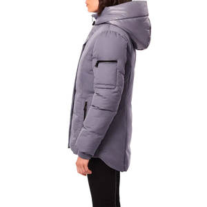 Vente en gros de vestes matelassées pour femmes vestes matelassées décontractées coupe-vent veste en duvet rembourrée et respirante pour femmes vestes rembourrées avec fermeture éclair pour femmes - Product Image 3
