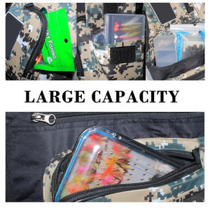 Gilet de pêche en mousse EPE avec grandes poches de rangement - Product Image 4