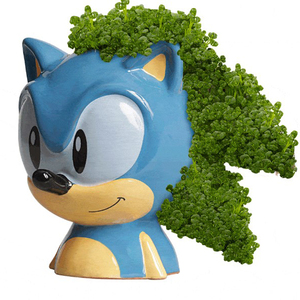 Sonic Hedgehog Chia Pet Grow Kit terracota hidropónico Juego <span class=keywords><strong>de</strong></span> Herramientas <span class=keywords><strong>de</strong></span> jardín para niños vivero colgante <span class=keywords><strong>maceta</strong></span> hogar suelo plantación - Product Image 5