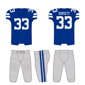 Conjuntos de uniformes de fútbol americano impresos personalizados de alta calidad, camisetas y camisetas deportivas para ropa de equipo, método de impresión de Pakistán - Product Image 4