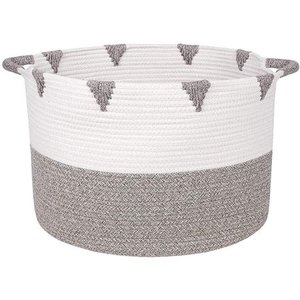 Housewares Large Size <b>Rope</b> Cotton Woven Storage <b>Laundry</b> <b>Basket</b> Toys Stotage Cotton <b>Rope</b> <b>Basket</b> - Product Image 4