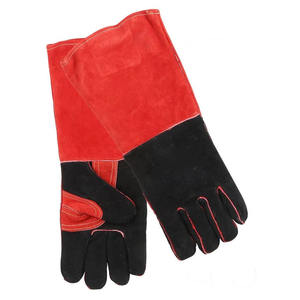 Guantes de soldadura de cuero de vaca de Palma de hockey de alta calidad, resistentes al calor, ignífugos, guantes duraderos contra incendios - Product Image 3