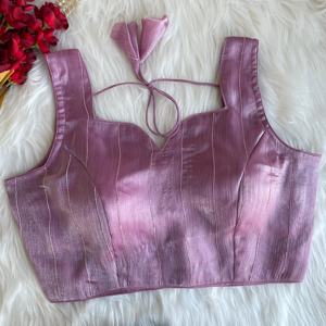 Zimi Chu Blouse d'été moderne Slub Strach matériel avec beau noeud avant motif ouvert modeste hauts Style formel prêt à porter - Product Image 6