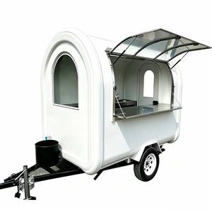 Mini Food Trucks, Remolque <span class=keywords><strong>de</strong></span> Comida Personalizado, Remolque <span class=keywords><strong>Móvil</strong></span> <span class=keywords><strong>de</strong></span> Café para Eventos con Máquina <span class=keywords><strong>de</strong></span> Espresso y Molinillo - Product Image 1