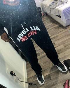 Ensemble de survêtement pour homme avec logo personnalisé, fermeture éclair intégrale, lavage à l'acide, coton vintage, appliqué brodé, ensemble de survêtement personnalisé - Product Image 3