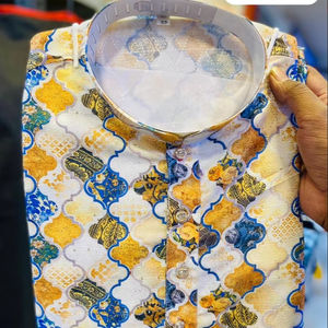 Pijama Kurta elegante de los hombres con impresión única por el exportador al por mayor Fabzone - Product Image 1