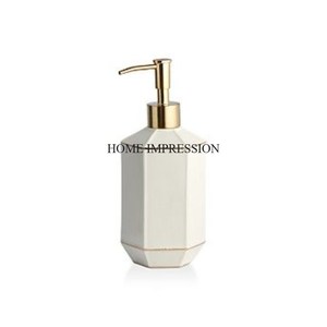 Finition couleur argent brillant poli avec plaqué or Calla Lily Flower Designer Distributeur de savon liquide Maison & Hôtel Salle de bain - Product Image 5