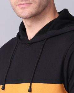 Sudaderas con capucha de invierno para hombre, sudaderas con estampado Digital teñido liso bordado de poliéster con sublimación de bolsillo de canguro - Product Image 1