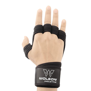 Gants de fitness d'entraînement ventilés avec logo personnalisé de haute qualité Gants de gymnastique unisexes pour l'haltérophilie et le soutien du poignet de haute qualité. - Product Image 2