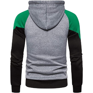 Sweat-shirts d'hiver pour hommes 100% coton, couleur unie, imprimés sur mesure, vêtements de sport décontractés, faible MOQ, respirants - Product Image 5