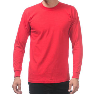 เสื้อยืดแขนยาวผ้าฝ้าย100% สำหรับผู้ชายเสื้อยืดปรับสีได้สำหรับฤดูใบไม้ผลิ2024ฤดูร้อน - Product Image 4