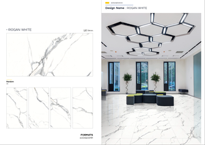 Carreaux de céramique modernes pour sols intérieurs et balcons, en porcelaine pleine masse brillante, 600 x 1200 mm, pour usage commercial - Product Image 4