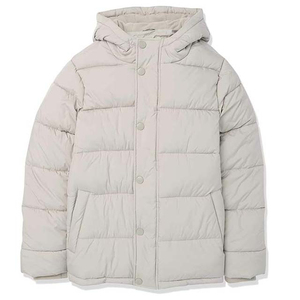 Chaqueta acolchada de poliéster impermeable y a prueba de viento con diseño personalizado para hombre de High Street para logotipo impreso con bordado frontal de invierno - Product Image 3