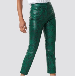 Leggings Ajustados de Alta Calidad con Diseños Nuevos, Textura de Piel de Serpiente, Pantalones de Cuero Transpirables, Ropa de Fiesta Sexy para Mujer - Product Image 6
