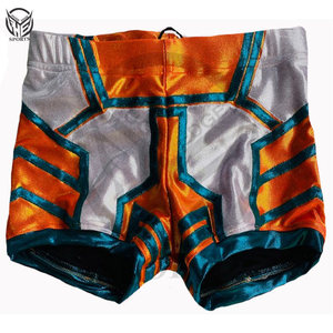 กางเกงมวยปล้ำทีมแบบกำหนดเอง กางเกงฝึกซ้อม กางเกงกราปลิง พิมพ์ลายแบบซับลิเมชั่นตามสั่ง กางเกงรัดรูปสำหรับผู้ชาย - Product Image 6