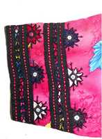 Antique Afghani Banjara Robe Vintage Bohème Unique Brodé À La Main Robe Écologique avec Paillettes Perles Boutons