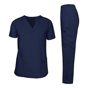 Haute Qualité En Gros Hôpital Médecin Gommage Costume Veste Uniforme avec Toile Tissu pour Usage Médical Unisexe-Vente En Gros 2025 - Product Image 4