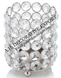 Hot Mini Crystal <b>T</b> <b>Light</b> <b>Candle</b> Holder Cup for Lighting Decoration Unique Design Hot Selling Handmade <b>Candle</b> Holder Stand - Product Image 4