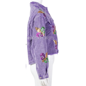 Mardi Gras Apparel Sudadera de gran tamaño para mujer Carnival Trajes de manga larga para mujer - Product Image 6