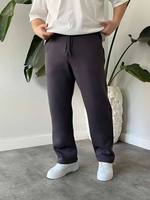 Pantalon en velours côtelé côtelé pour homme, taille élastique avec cordon de serrage, coupe droite, doux et décontracté, idéal pour l'automne et l'hiver