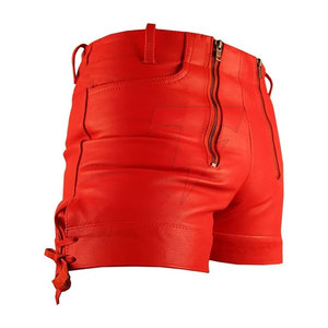 Everyday Essential Men's Solid Casual <b>Leather</b> <b>Shorts</b>-High Quality Eco-Friendly Breathable Customizable Options Active TORQSON - Product Image 3