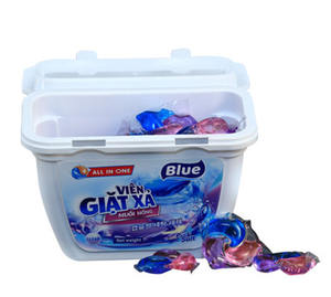 Eco Friendly Blue Pink Salt Laundry Detergent Liquid Tablets - <b>Pods</b> - 36 Tablets*13g Wholesale Suppliers - Product Image 2