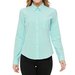 <b>Women's</b> Formal <b>Blouses</b> for Office Wear-Eco-Friendly Anti-Wrinkle Twill Fabric Professional Elegant Style - Product Image 1