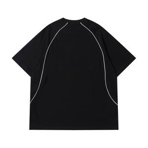 Por encargo transpirable verano al por mayor pesado de gran tamaño de algodón camiseta unisex con su propio logotipo - Product Image 1