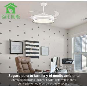 Ventilador de Techo LED ESKAY con Aspas Retráctiles Color Blanco - Product Image 2