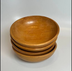 Gran oferta, juego de cuencos de madera ecológicos, apto para alimentos, madera de Acacia, servicio de helado dulce y sopa, hecho a mano con cuenco redondo de alta calidad - Product Image 4