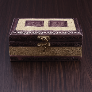 Handcrafted <b>Vintage</b> Meenakari Jewelry <b>Box</b> Rectangle Storage for Rings Bangles Pendants and Bracelets with Custom Logo - Product Image 3