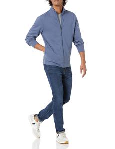 2025 nouveau Logo personnalisable hommes vente chaude couleur unie tricoté fermeture éclair col montant pull veste à capuche Style - Product Image 5