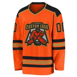 Maillot de hockey sur glace crossover 100% polyester imprimé par transfert thermique antibactérien à séchage rapide, option de nom d'équipe personnalisé, unisexe adulte - Product Image 3