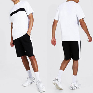 ชุดฤดูร้อนผู้ชายดีไซน์ใหม่ขายดี ระบายอากาศได้ดี บริการ OEM เสื้อผ้าลำลองมืออาชีพ ผลิตจากโพลีเอสเตอร์/คอตตอน - Product Image 5