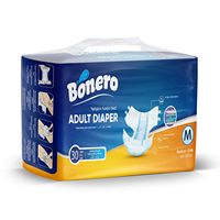 Pañales Desechables para Adultos BONERO, Paquete de 30 Unidades, Talla Grande, Algodón, Prevención de Fugas 3D, Superficie Seca, Certificación ISO, Turquía