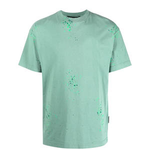 Camiseta de Hombre Nueva en Oferta, de Alta Calidad, 320 GSM, Mangas Cortas, Colores Sólidos, Cuello Redondo, Camiseta de Algodón - Product Image 3