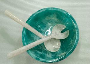 Modern Design Hammered Resin Bowl Food-Grade Handmade 3D Party Fruits Home Decor India Custom Packaging Available Sale - Product Image 5