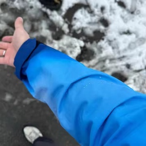 Veste matelassée en toile respirante réfléchissante à dégradé personnalisé avec capuche |   Veste de sport d'hiver imperméable pour l'extérieur, unisexe - Product Image 5