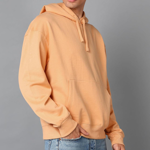 Sweat à capuche en coton d'hiver avec design imprimé de lettres personnalisées Doublure unie pour hommes et femmes OEM Saison d'hiver Col à capuche - Product Image 3