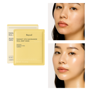 Maschera Viso in Idrogel Coreana Illuminante alla Vitamina C per Pelle Radiosa, Cura delle Macchie Scure, Idratazione Profonda, Anti-Età, OEM/ODM - Product Image 1