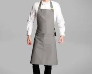 Delantal de cocina con estampado personalizado Accesorio de cocina de chef de algodón orgánico sostenible - Product Image 3