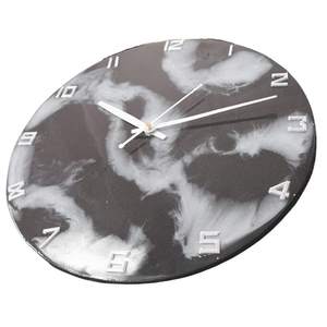 Reloj de Pared de Lujo Hecho a Mano con Resina, Tema Oceánico, Moderno, Impermeable, de Gran Tamaño, Luz Nocturna, Decoración para el Hogar, Comedor, Reloj de Pascua - Product Image 6